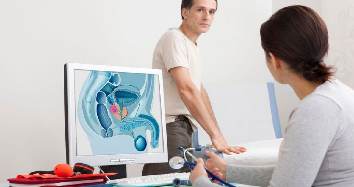 Consultatioun mat engem Dokter fir Prostatitis